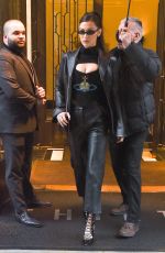 BELLA HADID Leaves Her APartment in New York 02/07/2018
