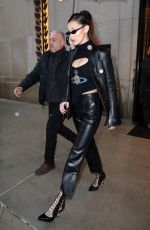 BELLA HADID Leaves Her APartment in New York 02/07/2018
