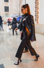 BELLA HADID Leaves Her APartment in New York 02/07/2018