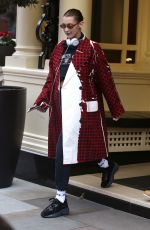 BELLA HADID Leaves Her Hotel in London 02/20/2018