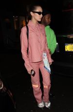 BELLA HADID Leaves Jimmy Choo + Off-white Event in New York 02/11/2018