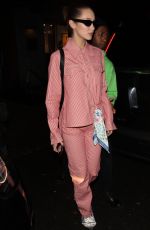 BELLA HADID Leaves Jimmy Choo + Off-white Event in New York 02/11/2018