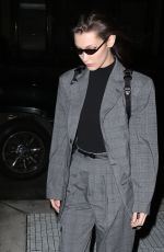 BELLA HADID Night Out in New York 02/15/2018
