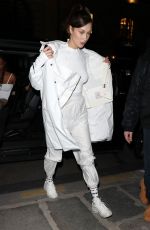 BELLA HADID Night Out in Paris 02/27/2018