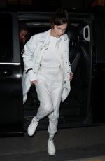 BELLA HADID Night Out in Paris 02/27/2018