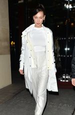 BELLA HADID Night Out in Paris 02/27/2018