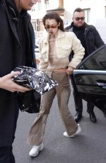 BELLA HADID Out and About in Milan 02/21/2018