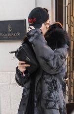 BELLA HADID Out and About in New York 02/02/2018