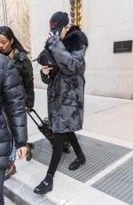 BELLA HADID Out and About in New York 02/02/2018