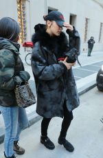 BELLA HADID Out and About in New York 02/02/2018