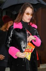 BELLA HADID Out and About in New York 02/10/2018