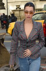 BELLA HADID Out and About in New York 02/12/2018