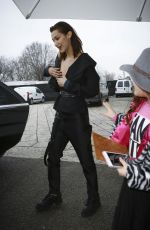 BELLA HADID Out at Milan Fashion Week 02/23/2018
