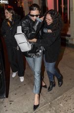 BELLA HADID Out for Dinner in New York 02/05/2018