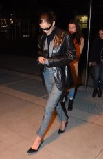 BELLA HADID Out for Dinner in New York 02/05/2018