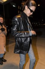 BELLA HADID Out for Dinner in New York 02/05/2018