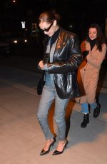 BELLA HADID Out for Dinner in New York 02/05/2018