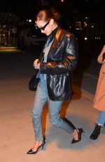 BELLA HADID Out for Dinner in New York 02/05/2018