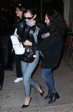 BELLA HADID Out for Dinner in New York 02/05/2018