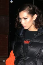 BELLA HADID Out to a Private Event in New York 02/10/2018