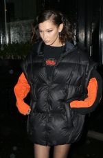 BELLA HADID Out to a Private Event in New York 02/10/2018