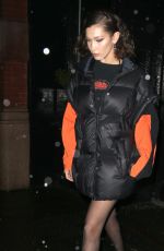 BELLA HADID Out to a Private Event in New York 02/10/2018