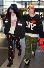 BELLA THORNE and Mod Sun at LAX Airport in Los Angeles 02/25/2018