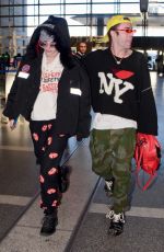 BELLA THORNE and Mod Sun at LAX Airport in Los Angeles 02/25/2018