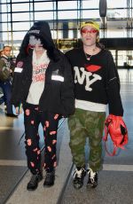 BELLA THORNE and Mod Sun at LAX Airport in Los Angeles 02/25/2018