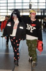 BELLA THORNE and Mod Sun at LAX Airport in Los Angeles 02/25/2018