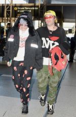 BELLA THORNE and Mod Sun at LAX Airport in Los Angeles 02/25/2018