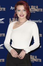 BELLA THORNE at Midnight Sun Photocall in Rome 02/27/2018