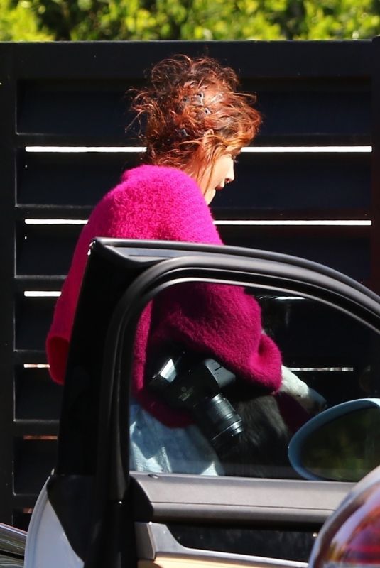 BELLA THORNE Out and About in Los Angeles 02/17/2018