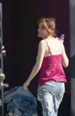 BELLA THORNE Takes Driving Lessons in Los Angeles 02/03/2018