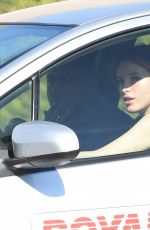 BELLA THORNE Takes Driving Lessons in Los Angeles 02/03/2018