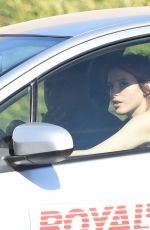 BELLA THORNE Takes Driving Lessons in Los Angeles 02/03/2018