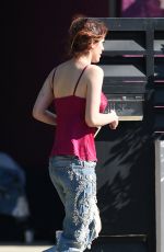 BELLA THORNE Takes Driving Lessons in Los Angeles 02/03/2018