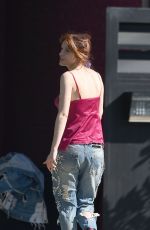 BELLA THORNE Takes Driving Lessons in Los Angeles 02/03/2018