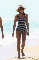 BETHENNY FRANKEL in Swimsuit at a Beach in Miami 02/23/2018