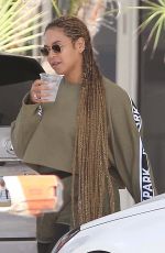 BEYONCE KNOWLES Out and About in Miami 02/09/2018