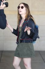 BILLIE LOURD Out and About in Beverly Hills 02/01/2018