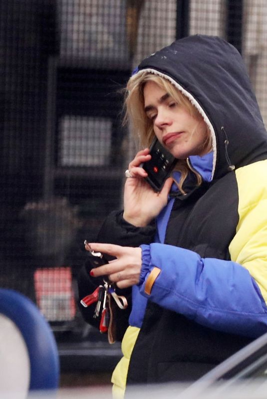 BILLIE PIPER Out and About in London 02/07/2018