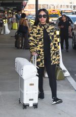 BLAC CHYNA at Los Angeles International Airport 02/03/2018