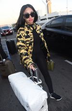 BLAC CHYNA at Los Angeles International Airport 02/03/2018