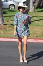BLANCA BLANCO in Floral Print Dress Out in Malibu 02/03/2018