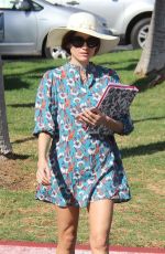 BLANCA BLANCO in Floral Print Dress Out in Malibu 02/03/2018