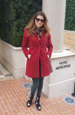 BLANCA BLANCO Out and About in Monte-Carlo 02/16/2018