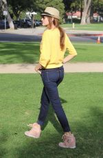 BLANCA BLANCO Out at a Park in Beverly Hills 02/01/2018