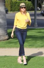 BLANCA BLANCO Out at a Park in Beverly Hills 02/01/2018
