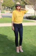 BLANCA BLANCO Out at a Park in Beverly Hills 02/01/2018